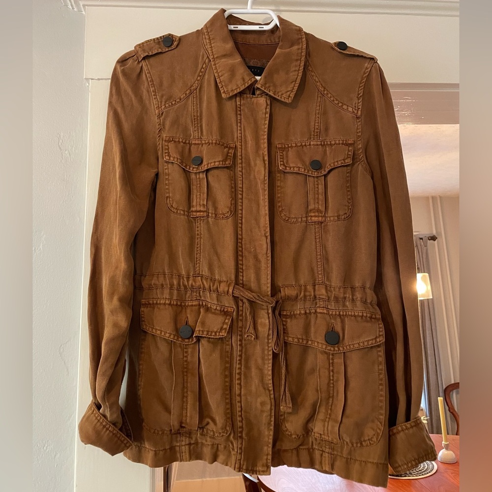Anthropologie Collared Jacket (Brown) - Picture 2 of 6